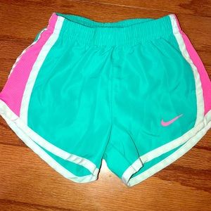 Teal and pink nike shorts!
